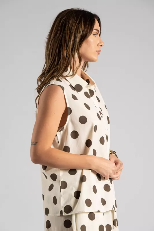 Set Shirt-Pants Dots Cotton 