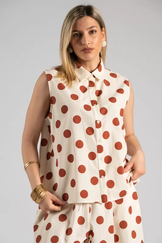 Set Shirt-Pants Dots Cotton 