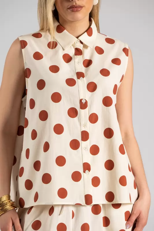 Set Shirt-Pants Dots Cotton 