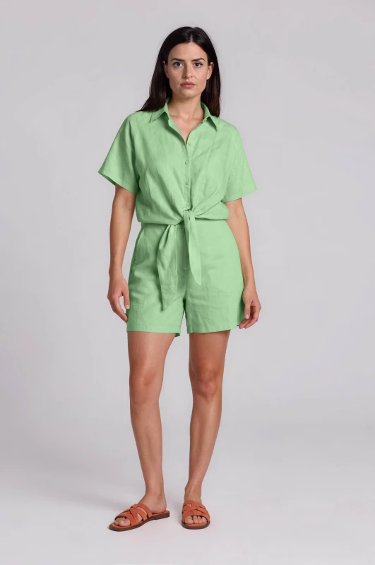 Set Shirt-Shorts Solid Color