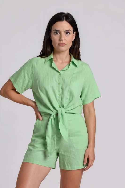 Set Shirt-Shorts Solid Color