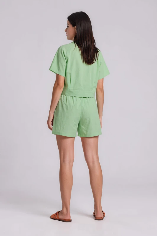 Set Shirt-Shorts Solid Color