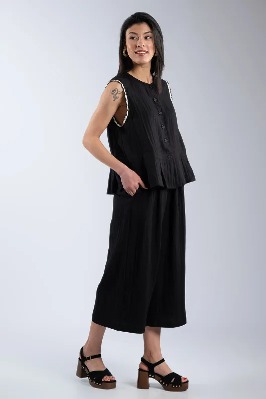 Co-Ords Shirt-Zip-Culotte Lace