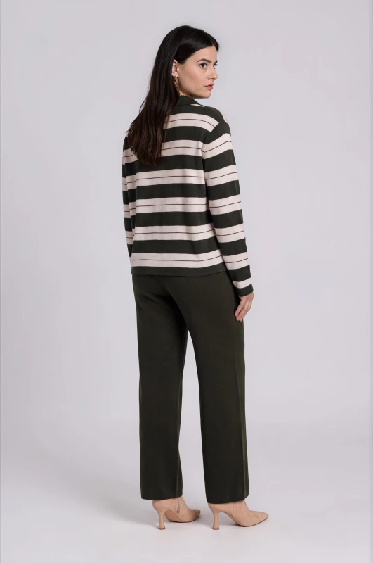 Co-ord Striped Top-Pants Knit 