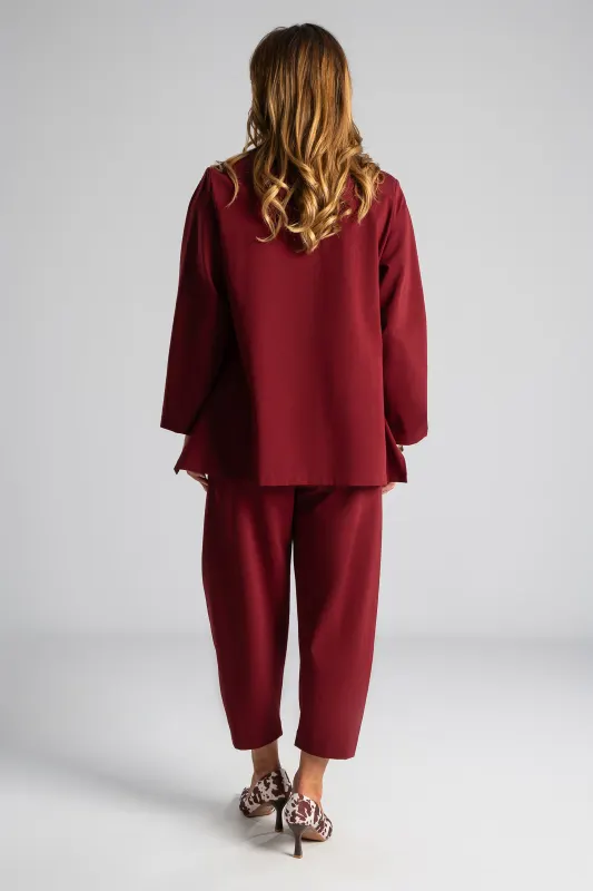 Set Jacket-Pants Pleats