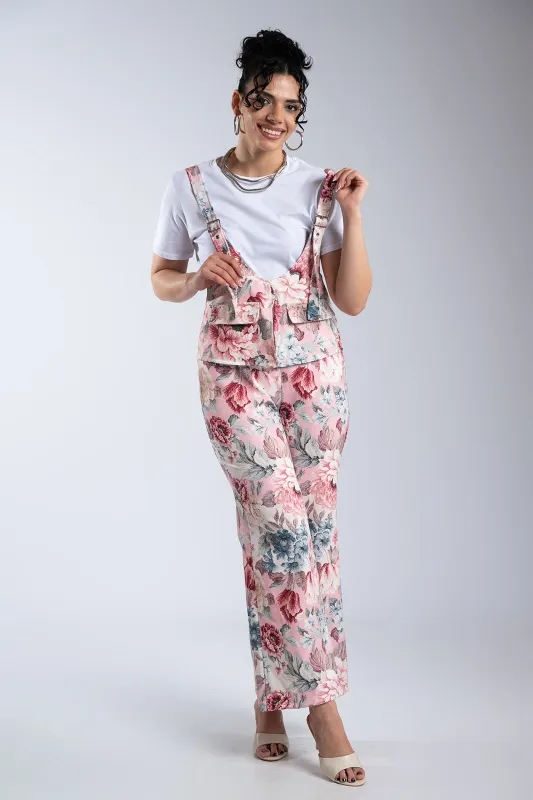 Σετ Σαλοπέτα-T-shirt Floral