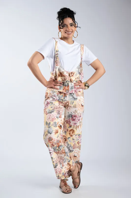 Σετ Σαλοπέτα-T-shirt Floral