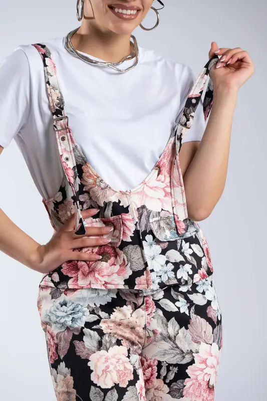 Σετ Σαλοπέτα-T-shirt Floral