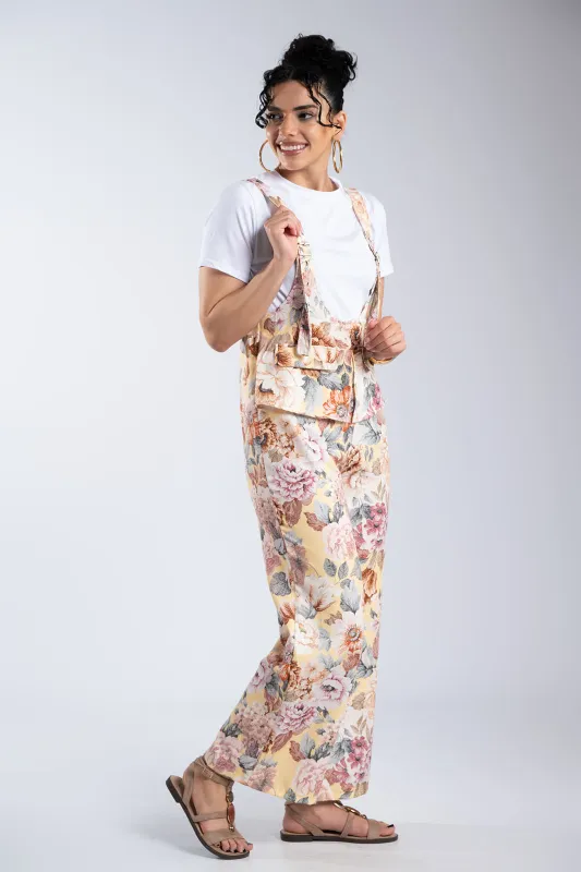 Σετ Σαλοπέτα-T-shirt Floral