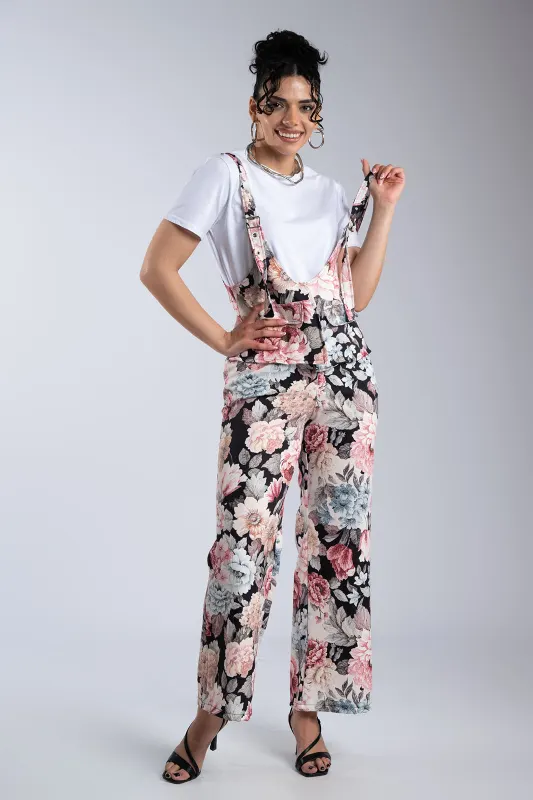 Σετ Σαλοπέτα-T-shirt Floral