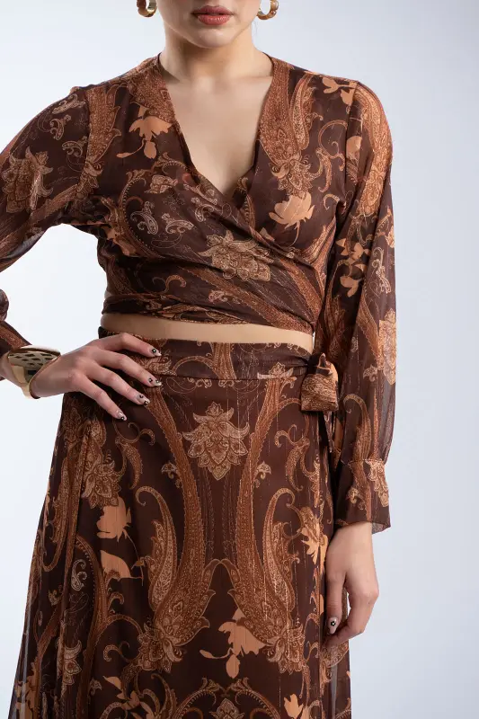 Set Top-Skirt Envelope Gold Thread