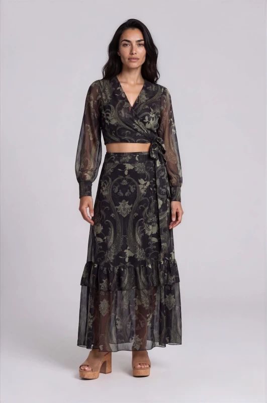 Set Top-Skirt Envelope Gold Thread