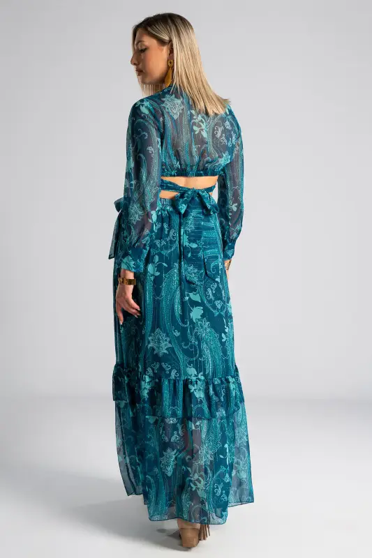 Set Top-Skirt Envelope Gold Thread