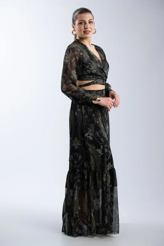 Set Top-Skirt Envelope Gold Thread