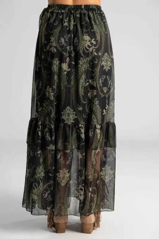 Set Top-Skirt Envelope Gold Thread