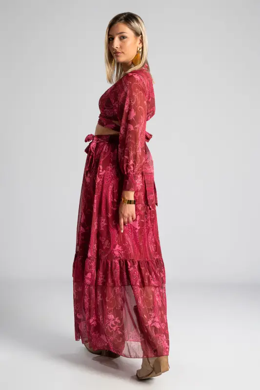 Set Top-Skirt Envelope Gold Thread