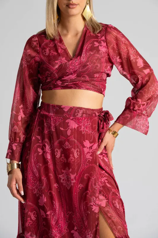 Set Top-Skirt Envelope Gold Thread