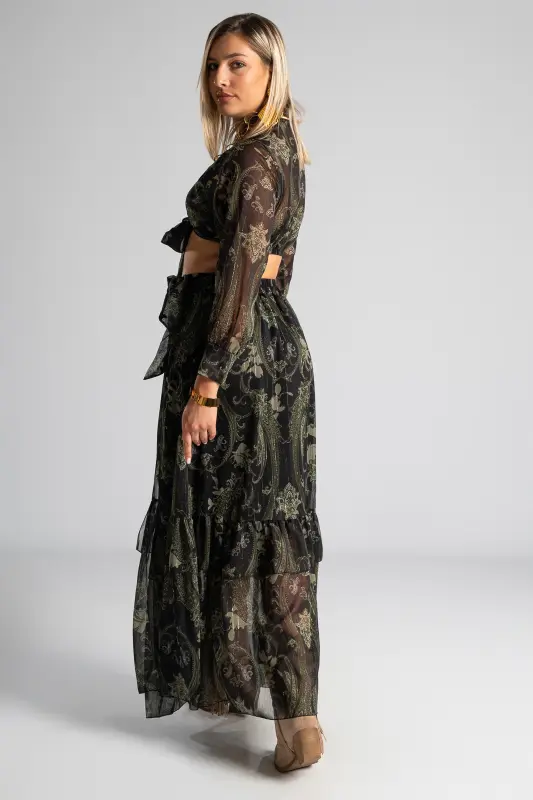 Set Top-Skirt Envelope Gold Thread