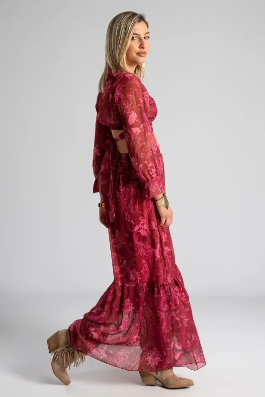 Set Top-Skirt Envelope Gold Thread
