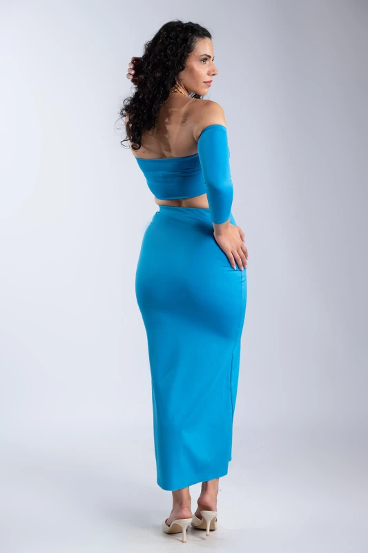 Σετ Top-Φούστα Light Blue