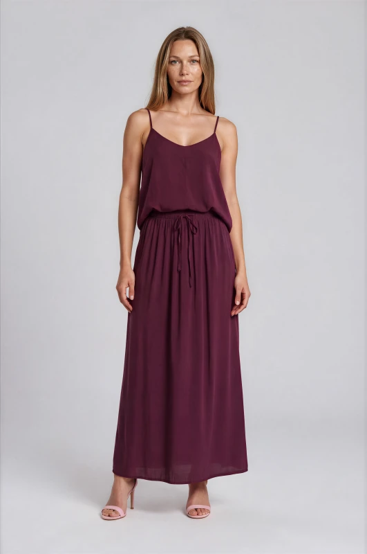 Set Solid-Color Top-Skirt 