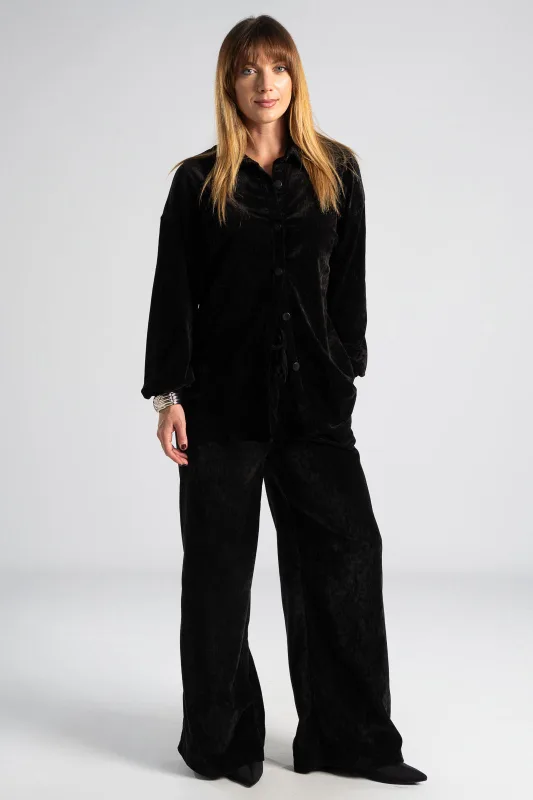 Σετ Velvet Πουκάμισο-Παντελόνι