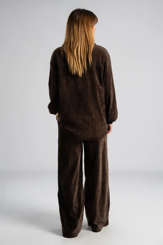 Σετ Velvet Πουκάμισο-Παντελόνι