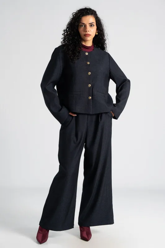 Σετ Ζακέτα-Παντελόνι Χρυσά Κουμπιά