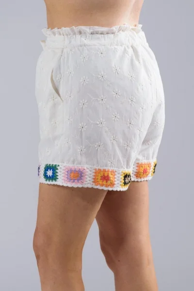 Shorts Kippur Boho White