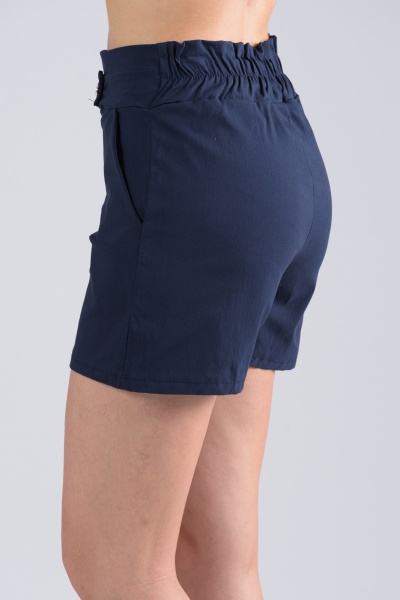 Shorts Λάστιχο Κουμπιά Navy Blue