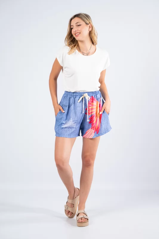 Shorts Parrot Denim Blue