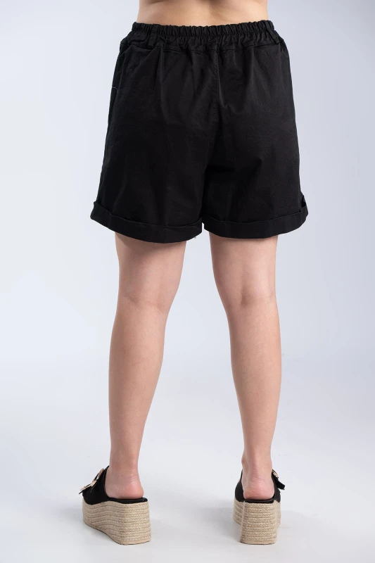 Shorts Cotton With Lapel