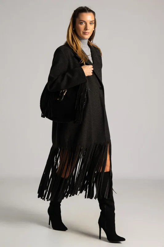 Shoulder Bag Σουέτ Κρόσια