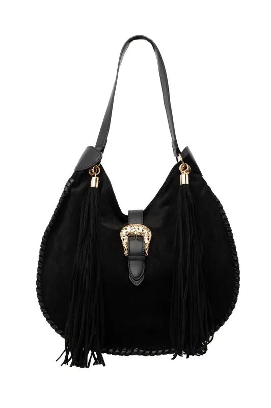 Shoulder Bag Σουέτ Κρόσια