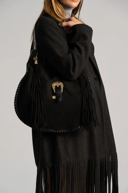 Shoulder Bag Σουέτ Κρόσια