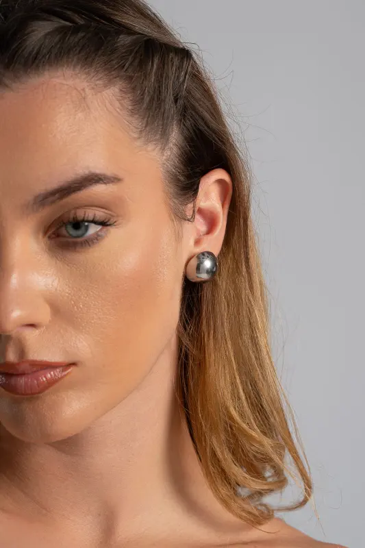 Σκουλαρίκια Ατσάλινα Καμπύλη