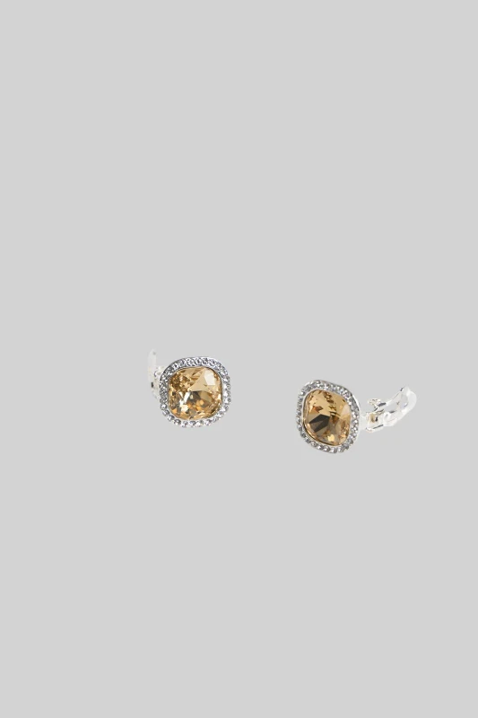 Sophie Clip Earrings Rhinestones 