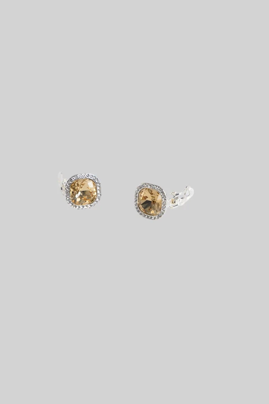 Sophie Clip Earrings Rhinestones 