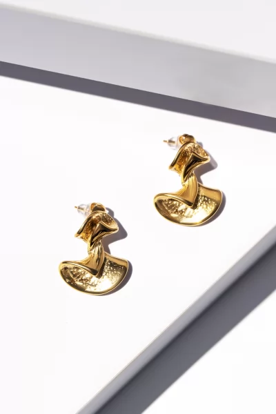 Earrings Fussili Gold