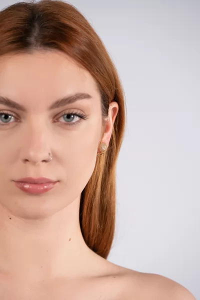 Heart Earrings Gold Earrings