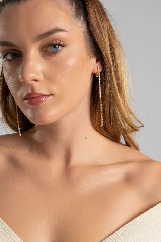 Clip Earrings Rhinestones