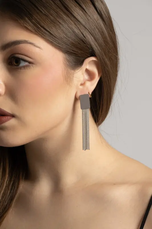 Earrings Pendant Metal Elements