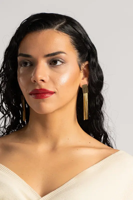 Earrings Pendant Metal Elements