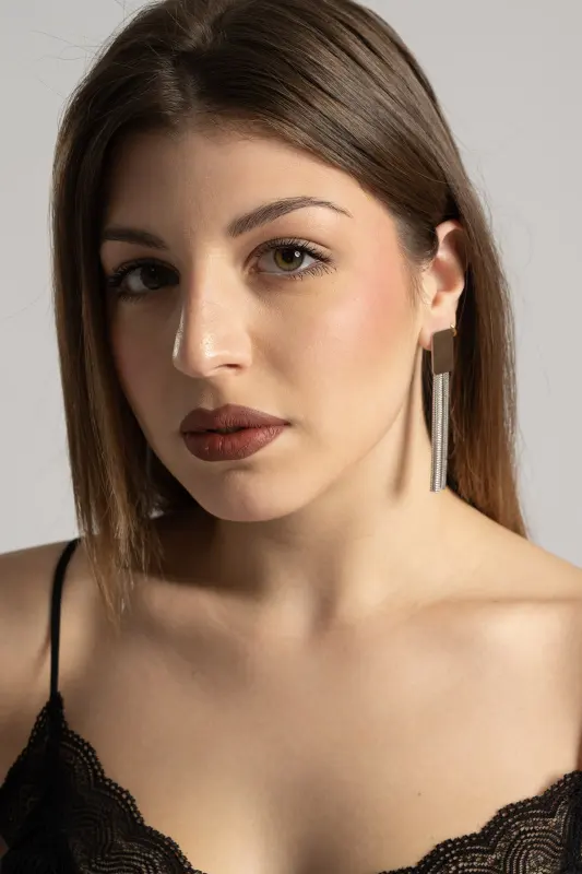 Earrings Pendant Metal Elements