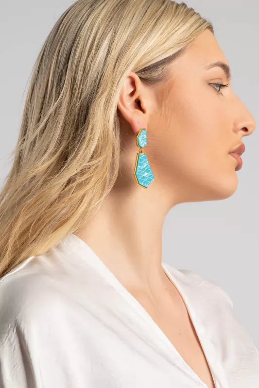 Earrings Pendant Polygons