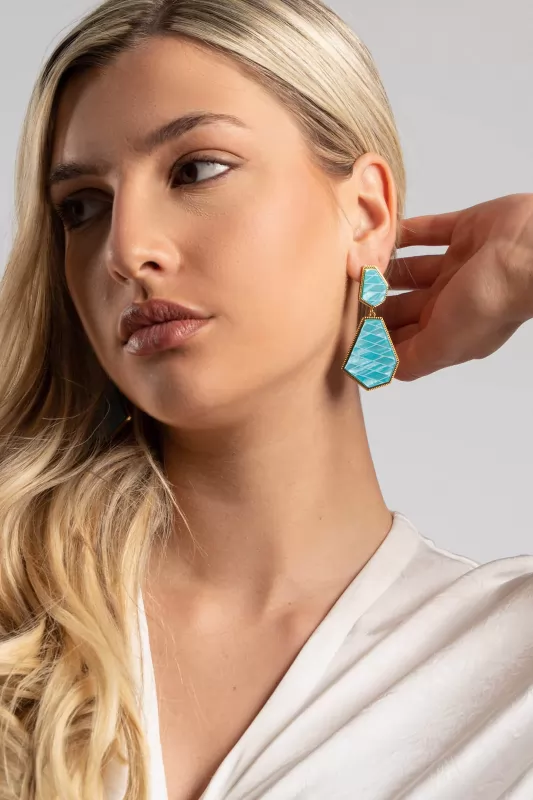 Earrings Pendant Polygons