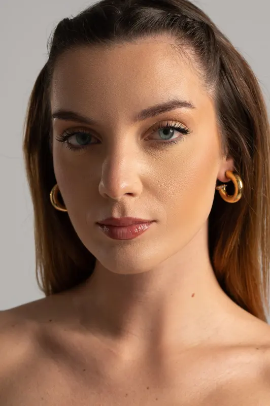 Σκουλαρίκια Κρίκοι Studs Στρας