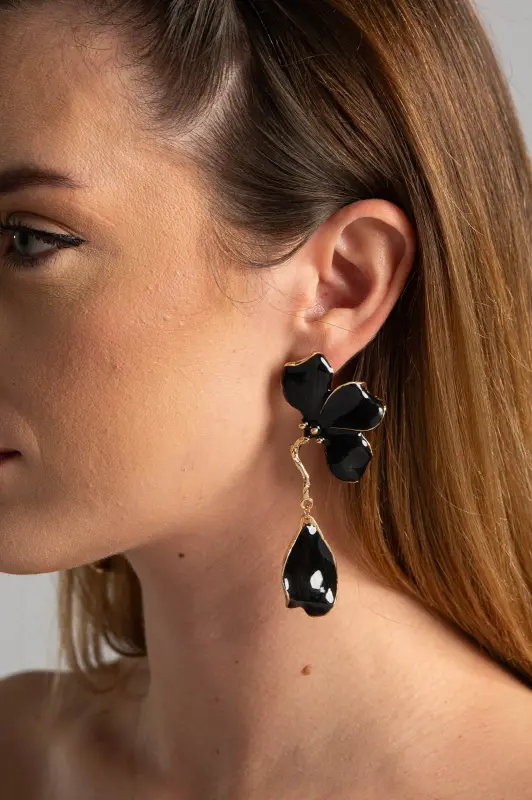 Earrings Petals Pendant