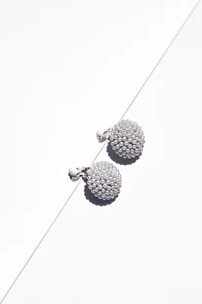 Earrings Small Pearls Silver