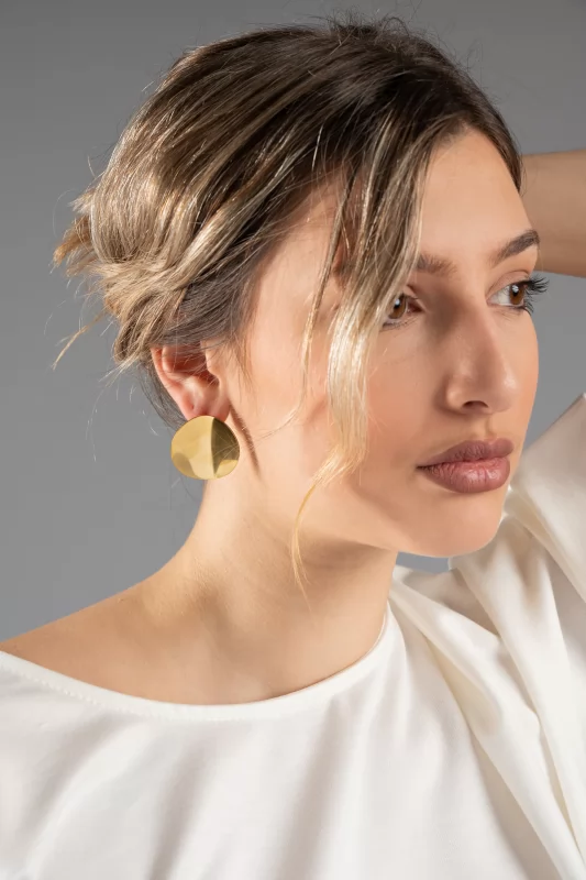 Earrings Round Curve